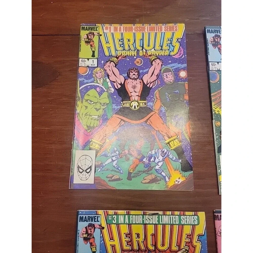 Hercules Prince of Power #1-4 Complete 2nd Series Set 1984 Marvel Comics Lot MCU